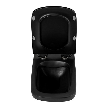 Унитаз подвесной BelBagno Sela BB3201CHR-MB черный матовый