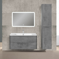 Мебель для ванной Vincea Paola VMC-2P100BT 100 подвесная, 2 выкатных ящика, Beton