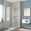 Душевой уголок Kermi Cada XS CKE2L09020VPK+CKE2R09020VPK 90x90 - фото 1