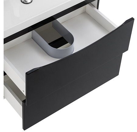 Тумба под раковину BelBagno Marino MARINO-700-2C-SO-NL-P 70 nero lucido