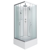 Душевая кабина Niagara Classic NG-1108-14BKT 90x90x90 стекло матовое/профиль серебро