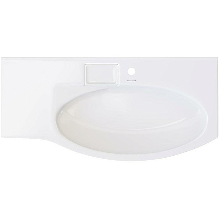 Раковина Kerama Marazzi Riva RV.wb.100Rh R белый глянцевый