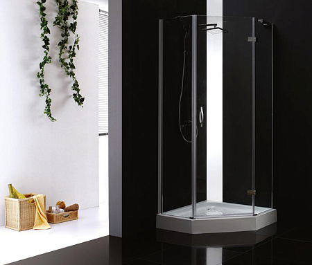 Душевой уголок Cezares Bergamo P1 100 C Cr R IV антикальций