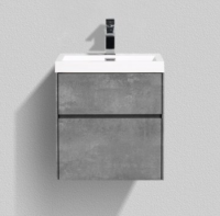 Тумба с раковиной BelBagno Pietra Mini PIETRA MINI-500AS-2C-SO-SCM 50 stucco cemento