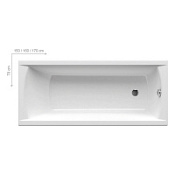 Ванна акриловая Ravak Classic C521000000 150x70