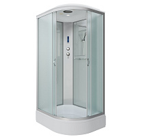 Душевая кабина Niagara Classic NG-33974-14LP 90x70x215 стекло матовое/профиль серебро