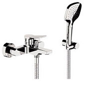 Смеситель Remer Slash SL02 для ванны с душем, хром