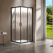 Душевой уголок Vincea Garda VSS-1G900CHB 90x90x190 шиншилла/черный