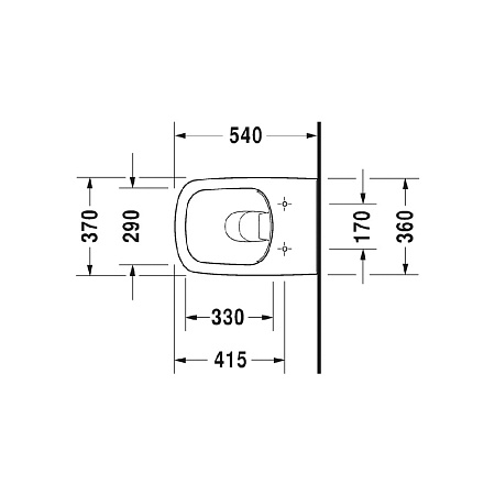 Унитаз подвесной Duravit DuraStyle 25510900001