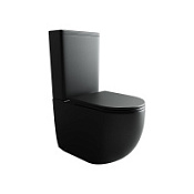 Унитаз-компакт Ceramicanova Metropol CN4001MB микролифт, черный матовый