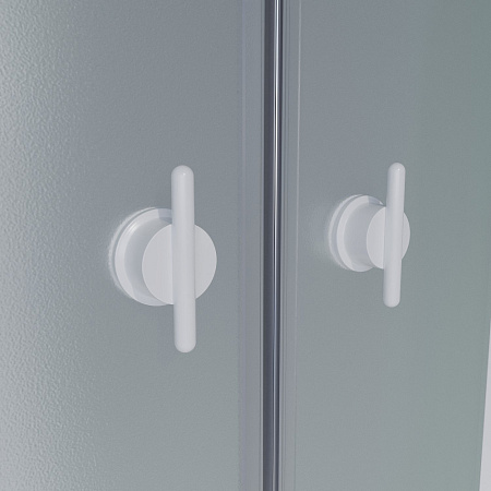 Душевая кабина Niagara Promo P90/13Q/MT/BK 90x90x195 L/R стекло матовое/профиль белый