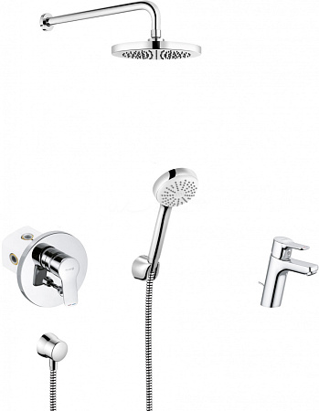 Душевой комплект Kludi Pure&Easy 376300565 хром