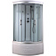 Душевая кабина Timo Standart T-6690SF 90x90x220 матовое стекло/хром - фото 1