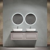 Мебель для ванной со столешницей Sancos Very 160 VR80SM+TT160A1X Doha Soft/Black Sky