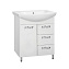 Тумба под раковину Style Line Венеция 65 3 ящика, белый - фото 1