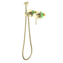 Гигиенический душ со смесителем Timo Saona 2339/17SM золото матовое
