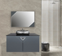 Мебель для ванной Tessoro Gala TS-GA100-C-GR 100 с дверками, серый