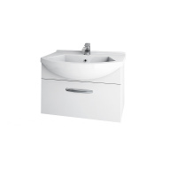 Тумба с раковиной Dreja Alfa 99.0305 65 белый глянец