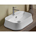 Раковина накладная Simas Sharp SH 09 60x42x16 с 1 отверстием под смеситель, белый