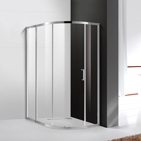 Душевой уголок Cezares Molveno MOLVENO-RH-1-120/90-C-Cr-IV 120x90x195 стекло прозрачное/профиль хром