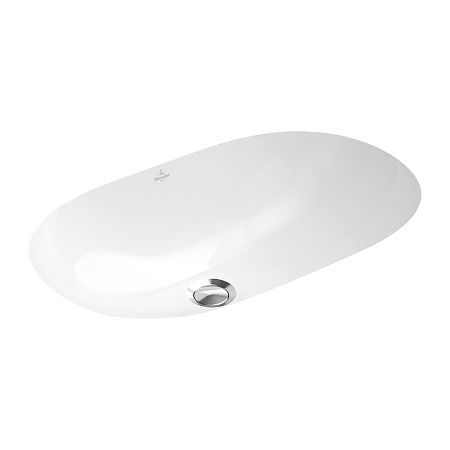 Раковина Villeroy & Boch O.Novo 416260R1 60x35 с переливом, альпийский белый CeramicPlus