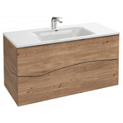 Тумба с раковиной Jacob Delafon Sherwood EB1833RU-P6 100 натуральный дуб