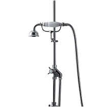 Душевой гарнитур Devon&Devon MARK618CR с белой ручкой