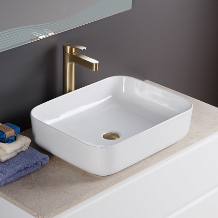 Раковина накладная BelBagno BB1304 39.5x50.5x13 белый