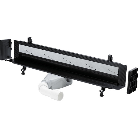 Душевой лоток Viega Advantix Vario 4968.10 736736 L300–1200 BH70–100 для пристенного монтажа