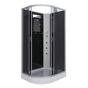 Душевая кабина Niagara Classic NG-3512-14RBKG 120x80x200 стекло тонированное/профиль серебро