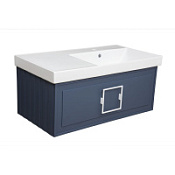 Тумба под раковину La Fenice Cubo FNC-01-CUB-BG-90 Blu Grigio синий матовый