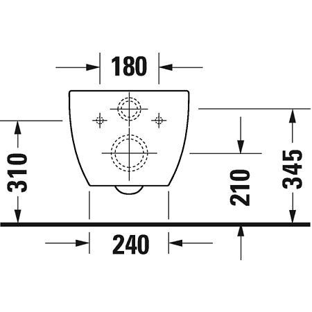 Унитаз подвесной Duravit Architec 45720900A1 микролифт