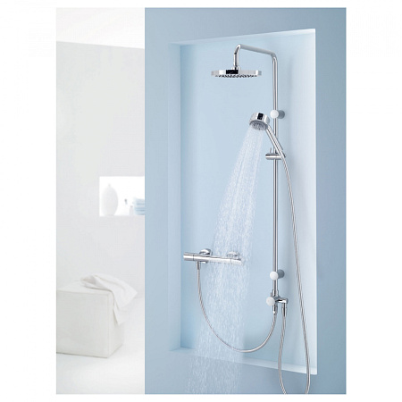 Душевая стойка Kludi Zenta dual shower system 6609005-00 хром