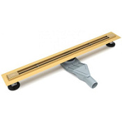 Душевой лоток Esbano Slim S-LINE-60SG с решёткой, золото матовое