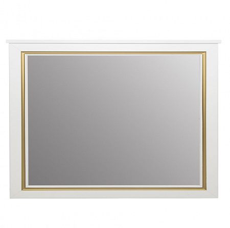 Зеркало Tessoro Foster TS-F90120-M-W-G 120 белый с патиной золото