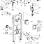 Система инсталляции для унитазов Grohe Rapid SL 38775001 4 в 1 с кнопкой смыва - фото 5