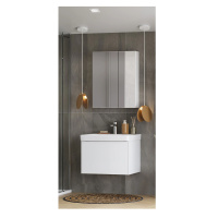 Мебель для ванной Aquaton Асти 1A263001AX2B0 70 белый матовый/белый глянец