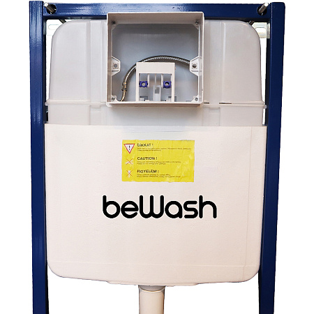 Инсталляция с кнопкой смыва beWash Neox BW74+P04SC хром глянцевый