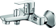 Смеситель для ванны и душа RUSH Victoria VI7135-44 хром