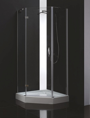 Душевой уголок Cezares Bergamo BERGAMO-P-1-100-C-Cr-L(-R)