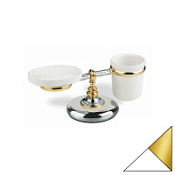 Мыльница Stil Haus Giunone G15М(04) белый/золото