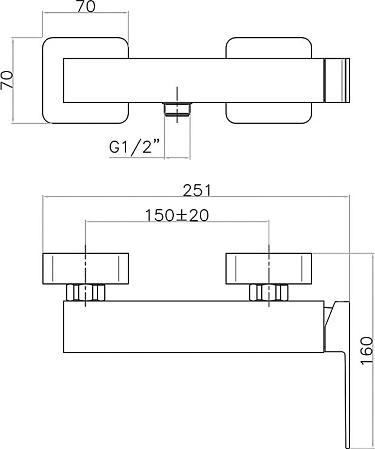 Смеситель для душа Webert Armony PE870101740 белый