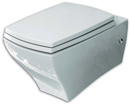 Чаша для унитаза подвесного ArtCeram Jazz JZV001 01;00 белый глянцевый