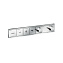 Термостат Hansgrohe RainSelect 15381000 на 3 потребителя, для душа, хром - фото 1
