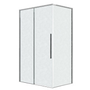 Душевой уголок Grossman Galaxy 120.K33.01.1190.10.02 109-110x89-90x195 шиншилла/хром