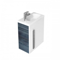 Тумба под раковину Ravak Chrome SDU 400 X000000539 подвесная, оникс/белая