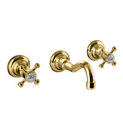 Смеситель Palazzani Adams 52306050 для раковины на 3 отверстия, бронза