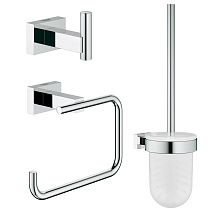 Набор аксессуаров для ванной Grohe Essentials Cube 40757001 3 предмета
