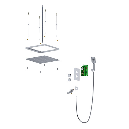 Душевой комплект Timo Petruma SX-5019/00SM хром