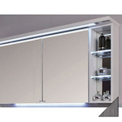 Шкаф-зеркало Puris Crescendo S2A43926R(169) 90 R серый структурный
